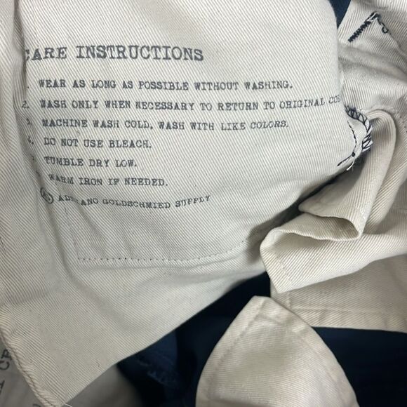 Adriano Goldschmied ex boyfriend navy khaki crop pant - Picture 5 of 5